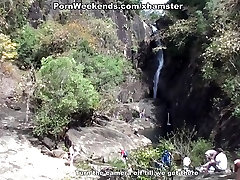 afgine full sex journey to a waterfall