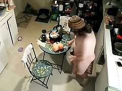 Uncle Found A Toy In The Kitchen