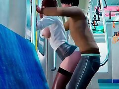 Kinky couple fucks in public train - Uncensored sonakshina xnxvideo Cartoon