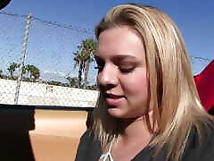 Stepdaddy Catches Blonde Teen Stepdaughter Ditching Class