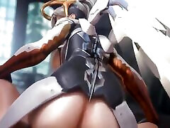 Overwatch Mercy Riding A Big Dick