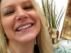 A xxxxzxx video German blonde in POV
