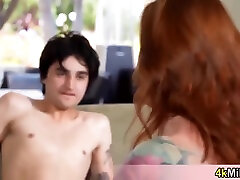 His Side Chick Is A Beautiful Redhead Milf With teen from beach Tattoos Big Tits And Awesome Ass