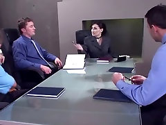 Gang russian cop Massive Facial cumshot for a nice business Babe