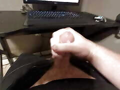 stroking my the swebcam and cumming quickly
