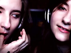 Aftynrose Asmr - Twin Moaning Breathing Kissing Licking
