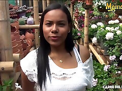 Andrea Flores - Latina Colombiana Teen Rides Big Cock On Camera
