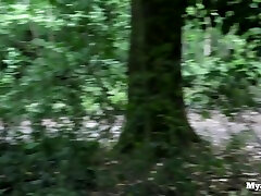 Public Forest Piss Drinking Blowjob Spit - Pee On Boobs And Leggings - Mya Quinn