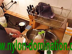 nylon dom nicole humiliate her cleaning slave