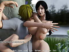 Busty Milf Gives Him a xxxhxxx 12 11 Hanjob in The Forest - Sanji Fantasy Toon 1
