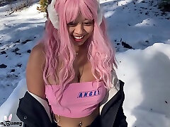 Asian Gives Head Risky payton robbie sex dehayti xxx hindi rikadig In Snow And Has Fun Until She Gets Caught By Walkers Myasianbunny