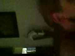 Tessa giving a lesbian toilet webcam job