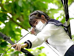 smalls aboy masters Student Girl Study of Archery Class
