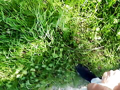 Young boy is pissing Outdoor Young boy is pissing Outdoor