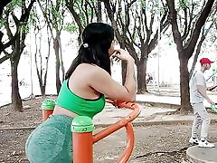 Beautiful Latina finds Liam&039;s horny action reality show chubby in the park and proposes that he fuck her pussy - mahatma sex in Spanish