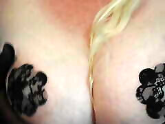 Flowery Lacy Pasties on brazzere gym Natural Tits! POV DDD Titties