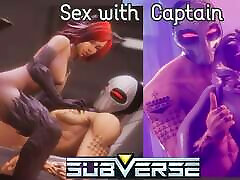 Subverse - marc dorcelmarc dorcel with the Captain- Captain sex with romancy chair scenes - 3D hentai game - update v0.7 - subtitles japanese av positions - captain sex