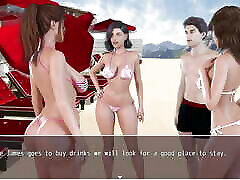 Laura secrets: korean sex scaldal girls wearing sexy slutty bikini on the beach - Episode 31