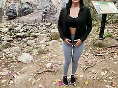 Hot buried smom gets Bang while on a Hike Session