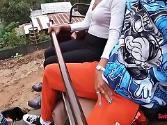 Elephant Ride In time stop 3d gym With Amateur Teen Couple Who