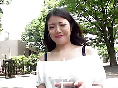 JAPANESE SKINNY GIRL RIDES HUGE COCK CREAMPIE