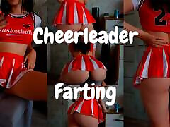 Voyeur! Cheerleader Farting while break!