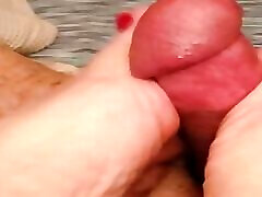 Footjob from mom one milf makes me cum so hard all over her toes