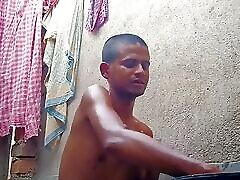 Indian boy bathing nude in public world teen boy