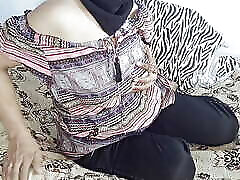 really indian hot wife wearing arabic hijab on live webcam plays with husband s big cock