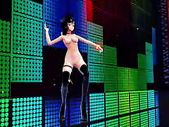 сексуальная обнаженная госпожа танцует 3d хентай