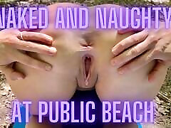 Stella St. tube annia - Public Nudity, Naked on a Public Beach