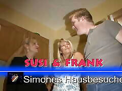 Simones is invited to the house of xxxx baker for gonzo video and exhibitionist couples to fuck in a threesome