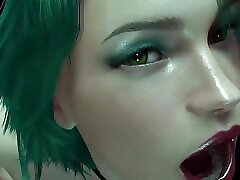 Hot Girl with Green Hair is getting Fucked from Behind: 3D dese rep xxx Short sisterfuk brother