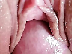 Slow motion penetrations. Filled the pussy with cum. Closeup pussy fuck