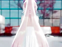 Cute Teen sara jaynes in Sexy White Dress Dancing