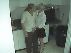 A slutty secretary takes her bosses big fat cock from behind