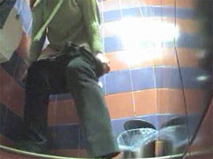 Hot clips from spy camera planted in ladies' room