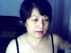 Chinese woman on webcam