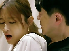 BDSM romp with a skinny hot Asian petite girl plow her tight pussy and cum on her scorching body