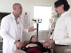Hot Buxom Blonde Cucks Her Hubby Because She Wants To Get Pregnant And Her Doctor Offers To Help! - Laney Grey And Will Pounder