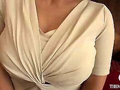 50-Year-Elder Bursting Tits Married Dame, Mitsuko, Has a Young Fellow'_s Nakadashi Make Her Mature Cunt Fire Up and She Screams and Comes! - Intro