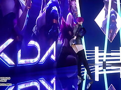 MMD Exid - Me & You Ahri Akali Evelynn Cool Kpop Dance League of Legends KDA