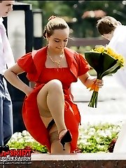 Upskirting and having fun