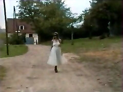 Classic European BDSM hookup tape with hot blonde babe