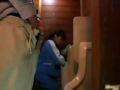 Real real japanese maintenance worker walks part1