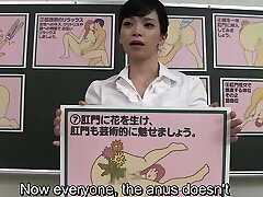 Bizarre JAV flowers in schoolgirl ass hole HD Subtitled