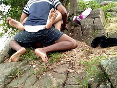 First-ever time outdoor fucking my aunt near the river