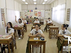 Trailer-Introducing New Student In High College-Wen Rui Xin-MDHS-0001-Best Original Asia Pornography Video