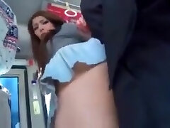 Phat ass japanese girl fucked on bus