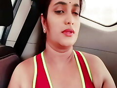 Desi Nymph Friend Risky Sex in Car. Sucked Fucked Hanjob Jizz Flow in Public